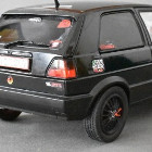 Detalle posterior de VolskWagen Golf MK2 1:18