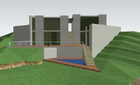3D Modeling of a design house.